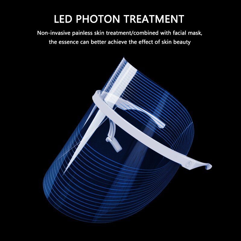 3 Colors LED Light Therapy Face Mask