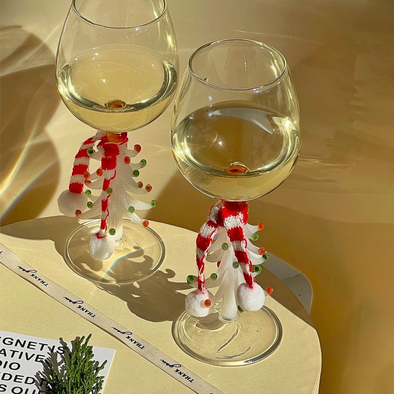 360ML Christmas Tree Wine Glass