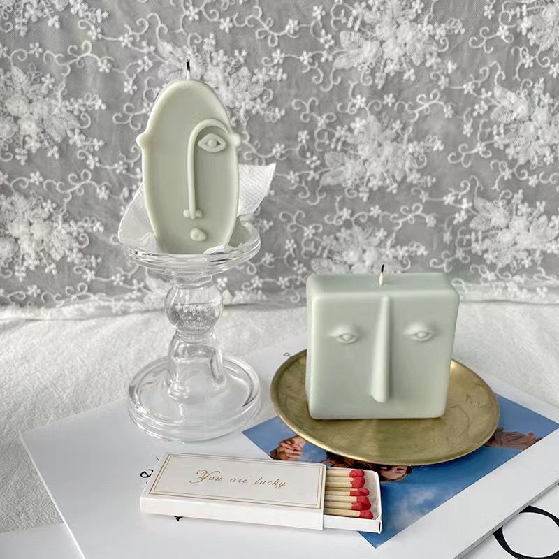 Abstract Face Scented Candle