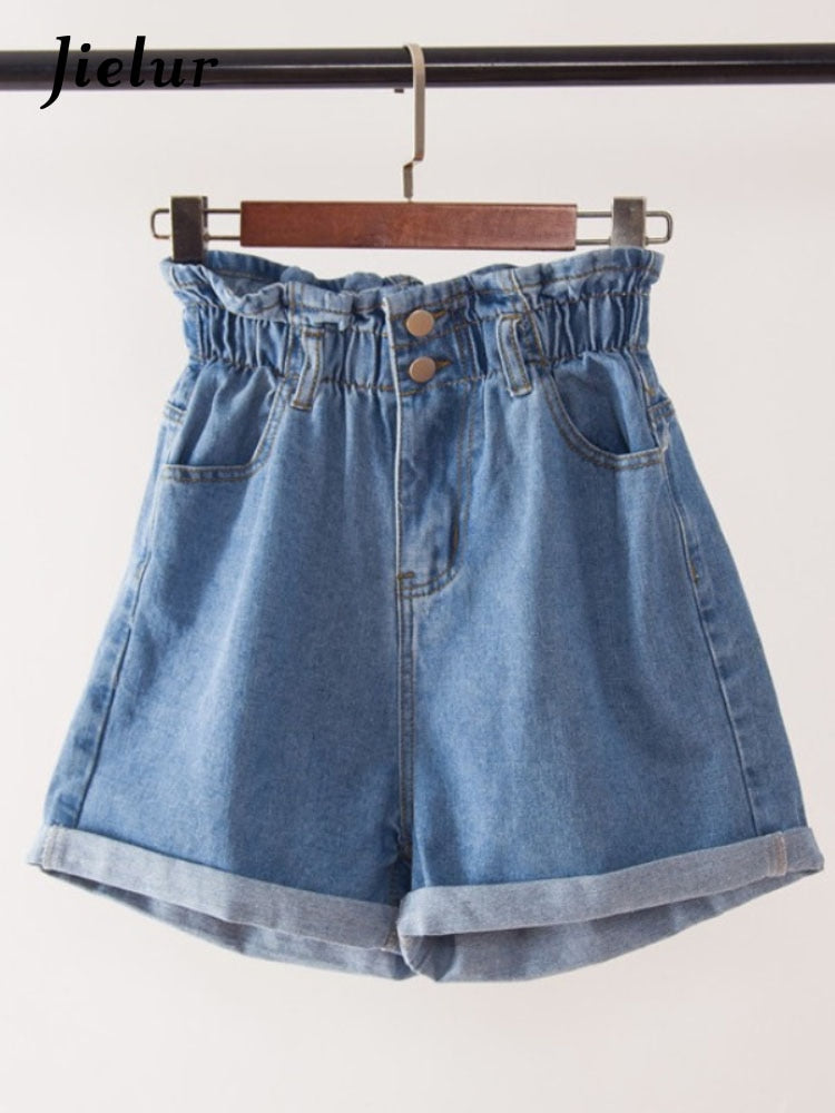 Harem Ruffled High Waisted Shorts