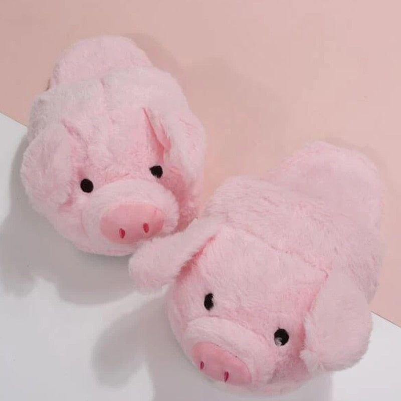 Cute Cartoon  Fur Slippers
