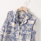 Casual Silk  Two-piece Pajama Set