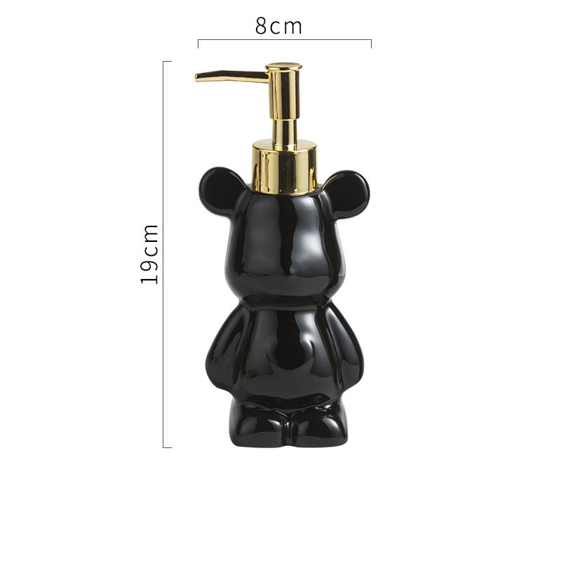 Bear Shape Ceramic Soap Dispensers 200ml