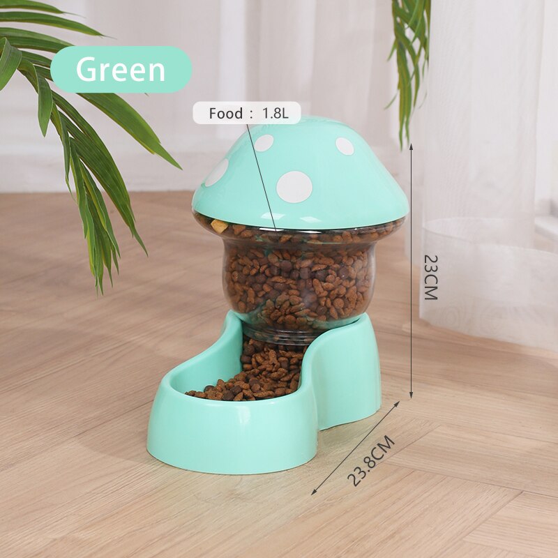 Mushroom Automatic Food Dispenser