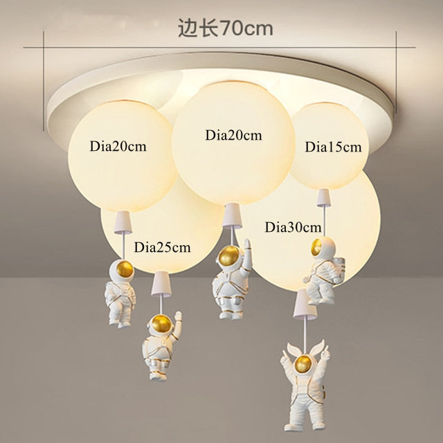 Nordic Astronaut Ballon LED Pendant Light