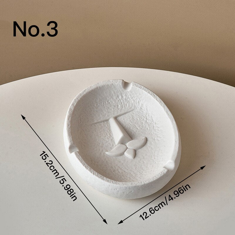 Ceramic Face Ashtray