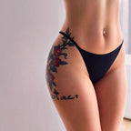 Metal Chain Letter Thong