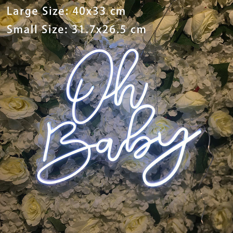 Oh Baby LED Neon Light Signs