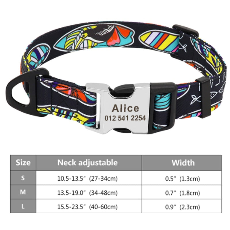 Dog Collar Print Personalized