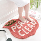 Peach/Lemon Bathroom Rugs