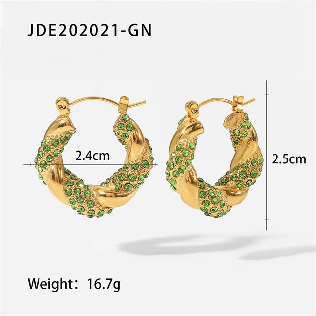 Chunky Hoop Earrings