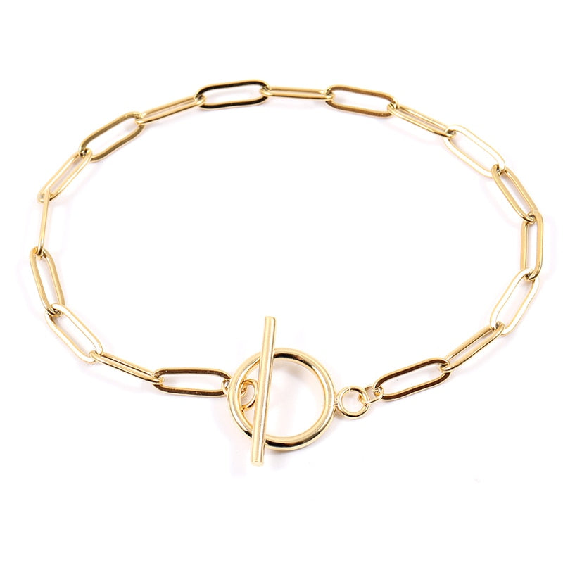 Pearl Chain Bracelet Gold/Silver