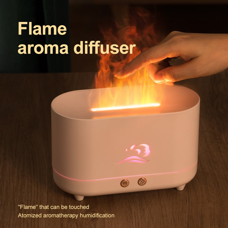 180ML USB  Simulation Flame Air Diffuser