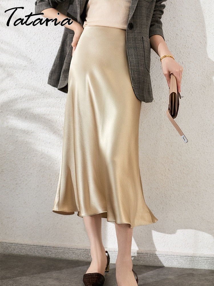 Silk Satin Skirts