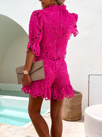 Hollow Out Top + Short Set