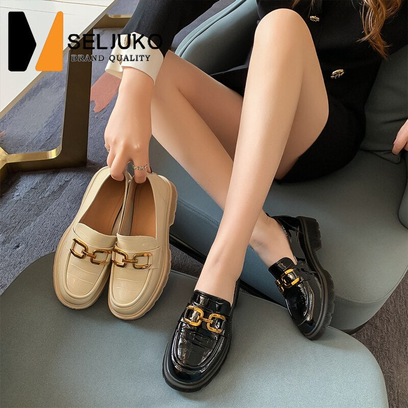 Leather Loafers Shoes