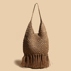 Straw Rattan Shoulder Crossbody Bag