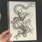 Japanese Dragon Tattoo Sticker