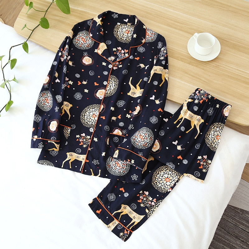 Long-Sleeved Sleepwear