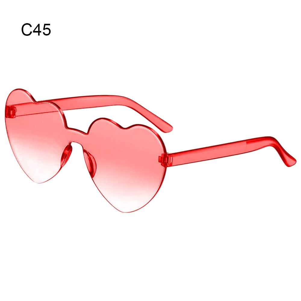 Y2K Love Heart Sunglasses Colorful
