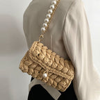 Crochet Pearl Shoulder Bag