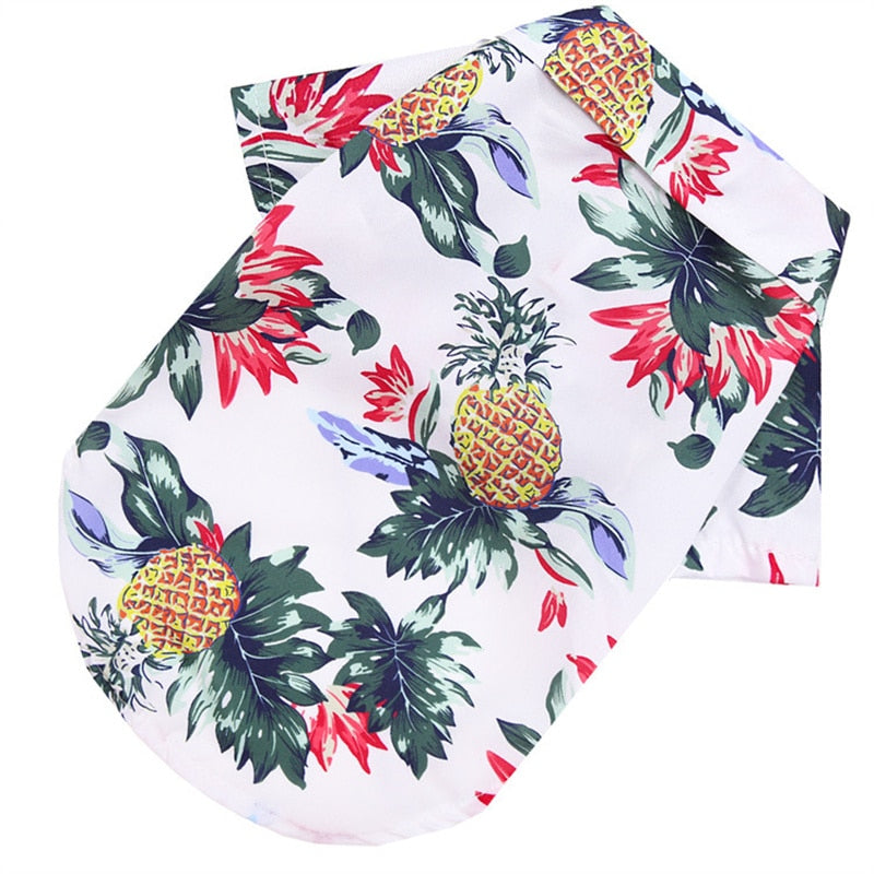 Pet Summer Clothes Hawaiian Style