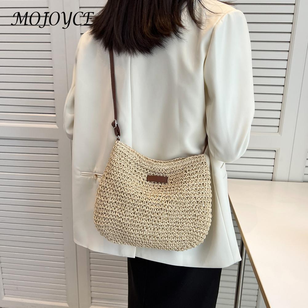 Straw Crossbody Bag
