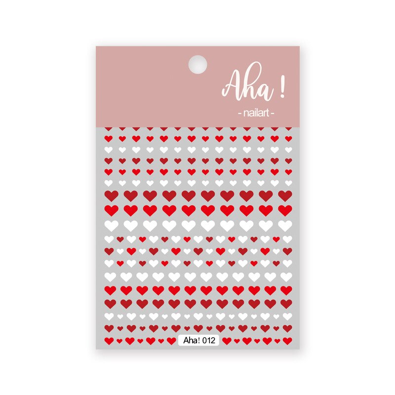 1 sheet Smile Nail Art 3D Stickers
