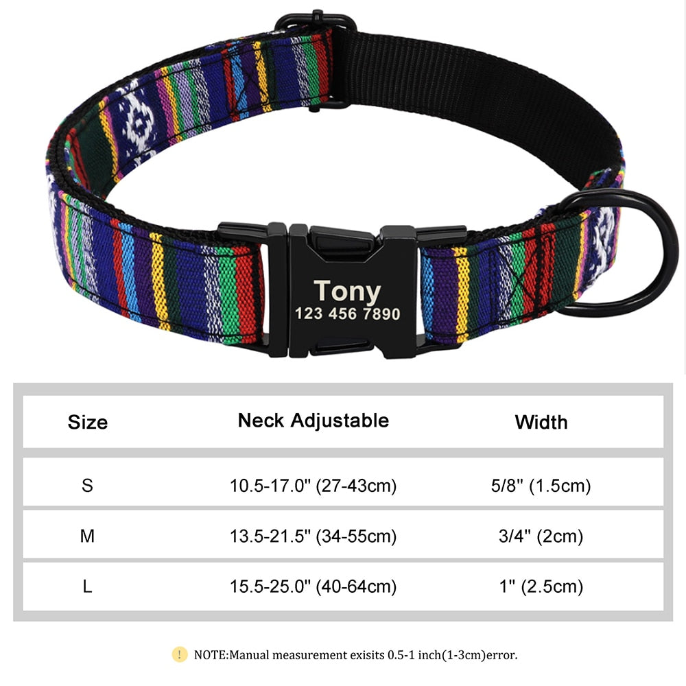Dog Collar Print Personalized