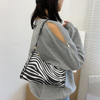 Zebra Print PU Leather Bag