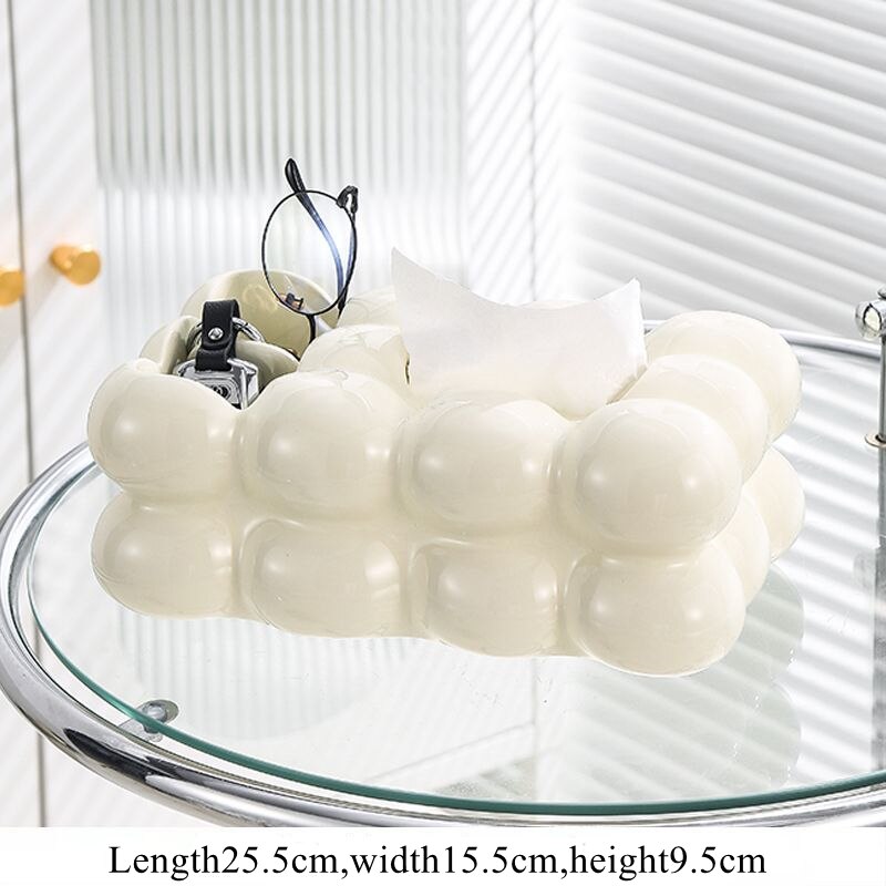 Nordic Ceramic Tissue Storage Box