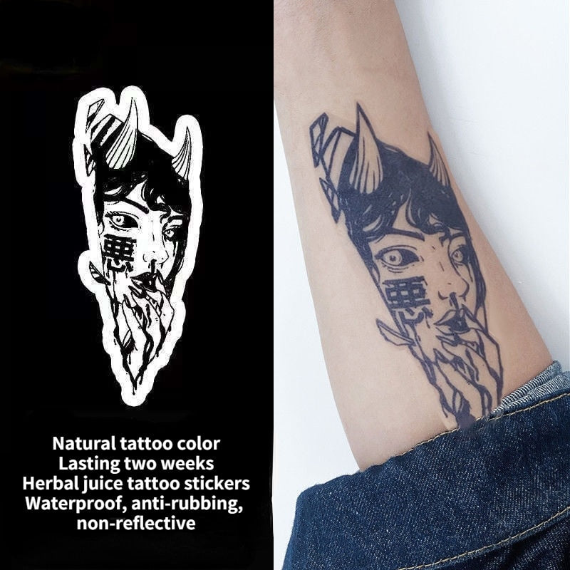 Vincent Van Gogh Waterproof Tattoo Sticker