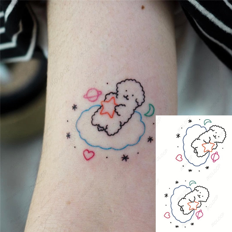 Waterproof SticketTattoo Red Heart