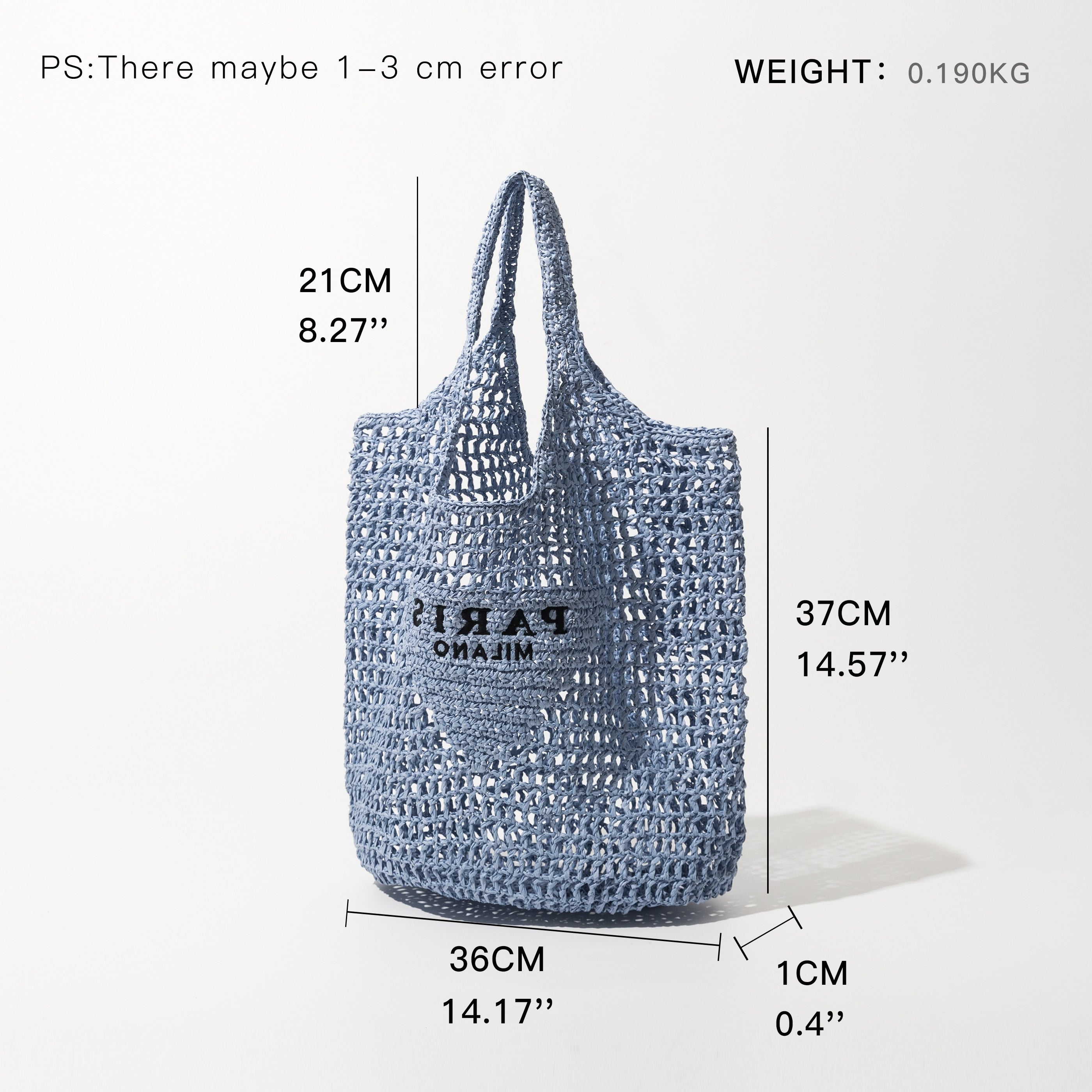 Straw Oversize Tote Bag