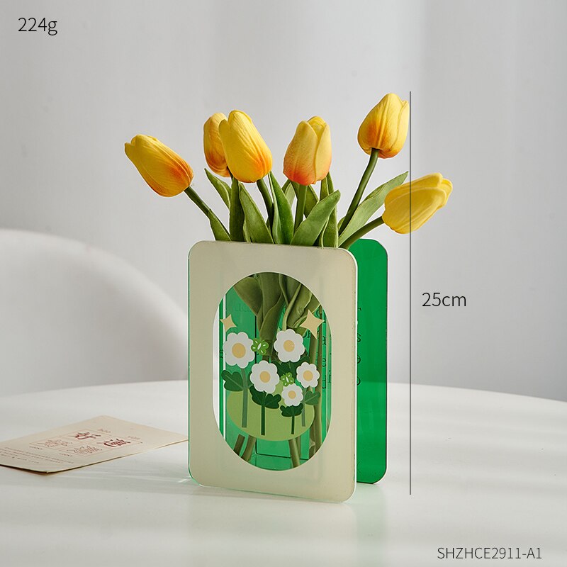 Multicolor Acrylic Vases