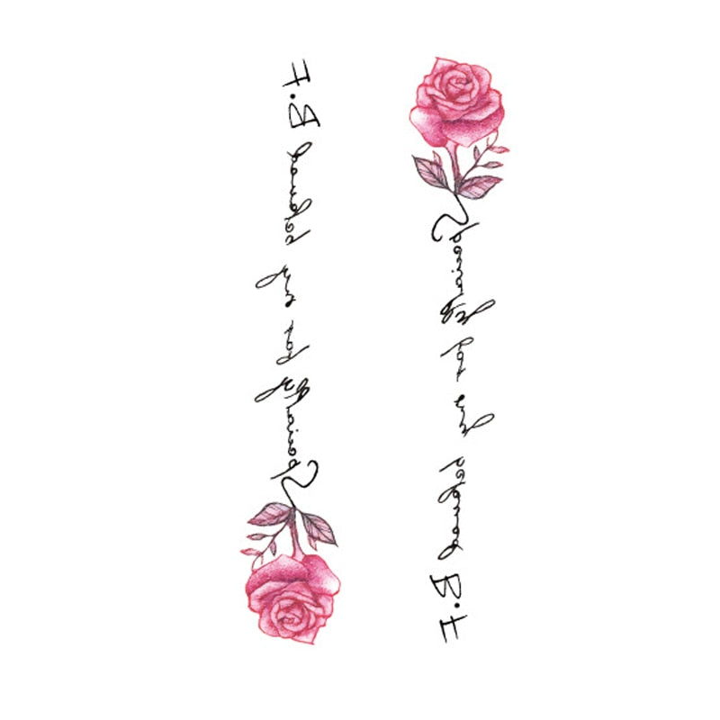 Flower Tattoo Sticker