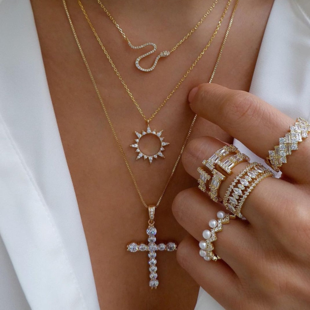 Moon Gold Necklace