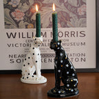 Ceramic Leopard Candle Holder