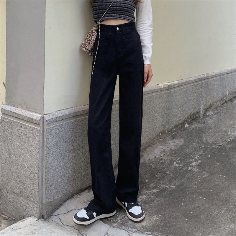 Wide Pants Cowboy Jeans