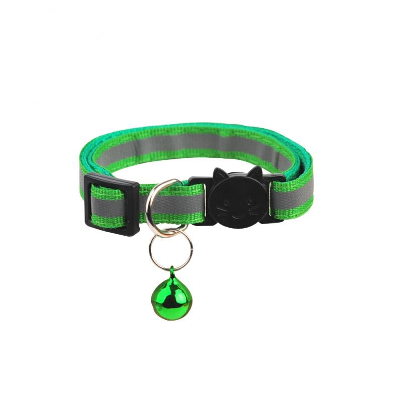 1Pc Pet Collar Reflective With Bell