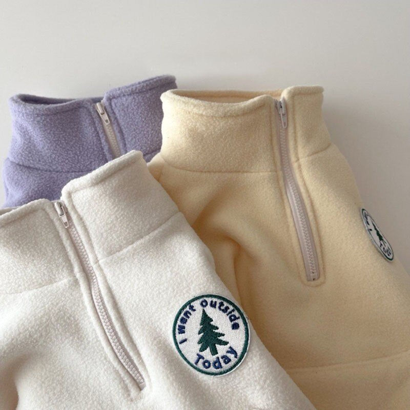 Warm Fleece 2pcs Kids Clothing Set