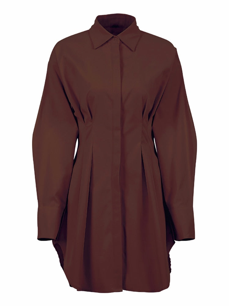 Oversize Shirt Dress Women