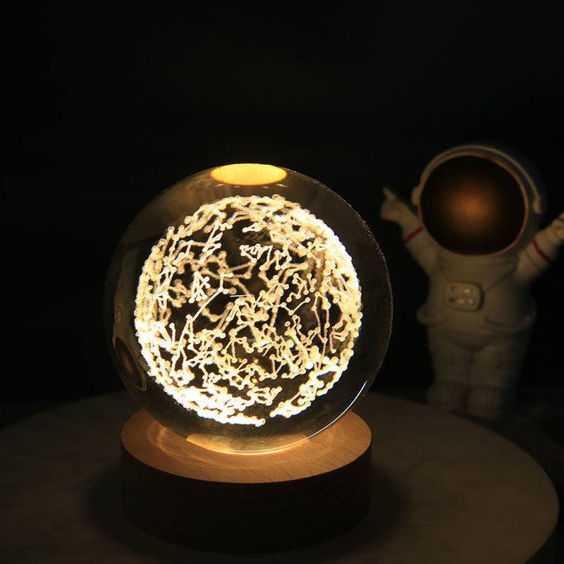 Glowing Planetary Galaxy Crystal Ball Lights