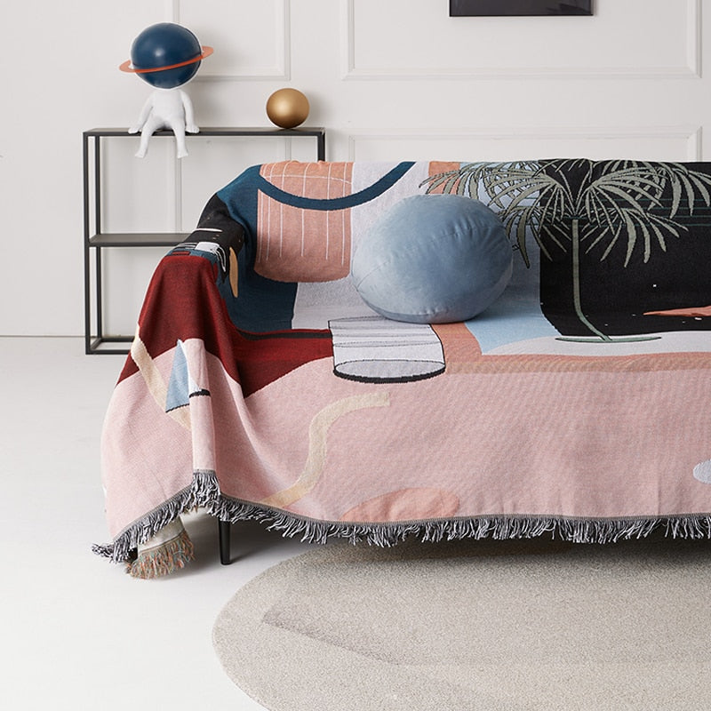 Space Travel Throw Blanket