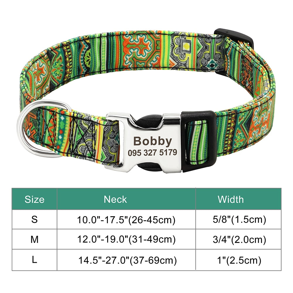 Dog Collar Print Personalized