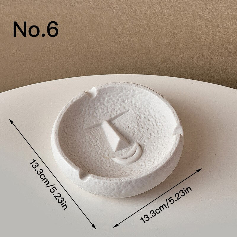 Ceramic Face Ashtray