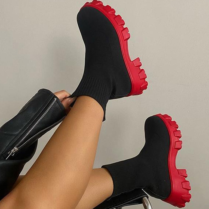 Platform Ankle Boots