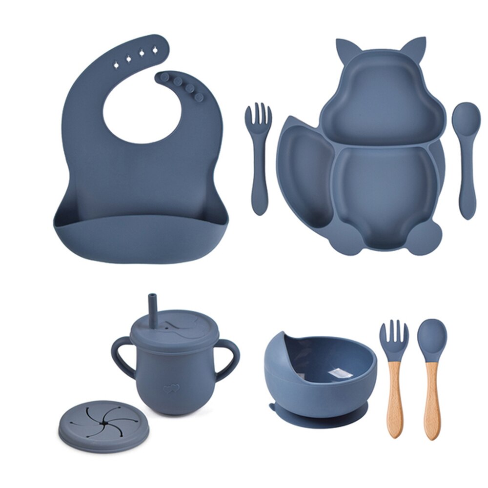 Baby Soft Silicone Sucker Bowl Sets