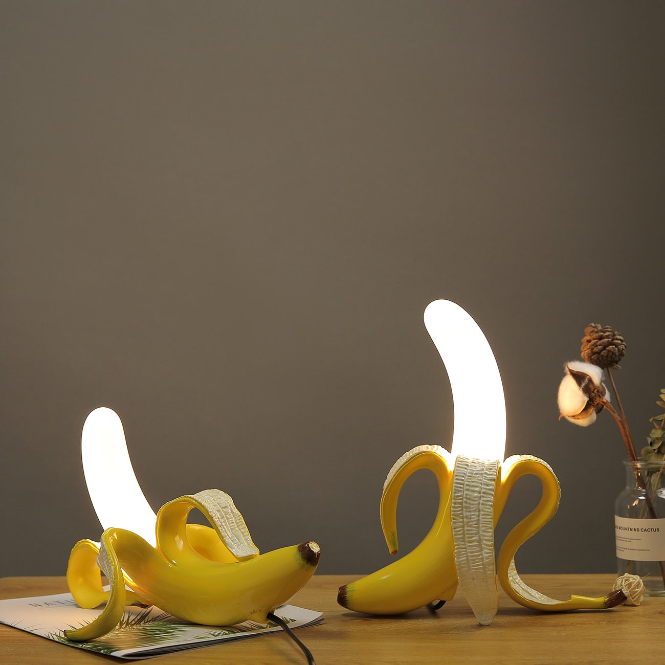 Banana Table Lamp Night