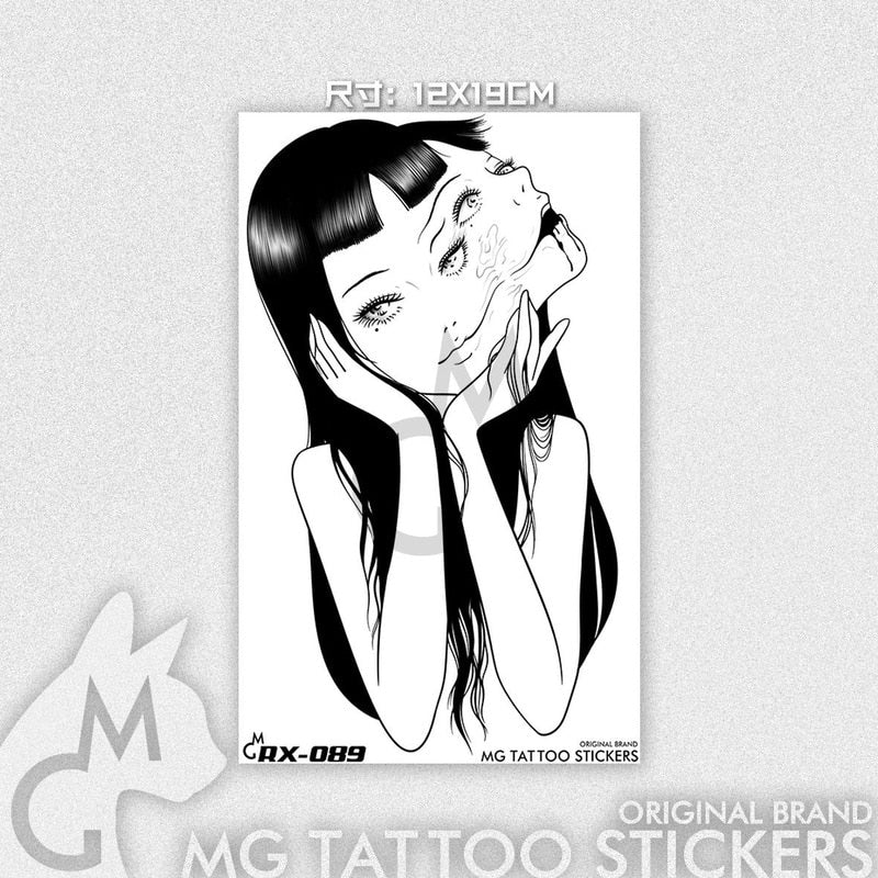 Vincent Van Gogh Waterproof Tattoo Sticker